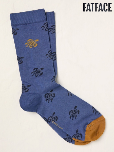 FatFace Blue Turtle Socks (AL0417) | €11