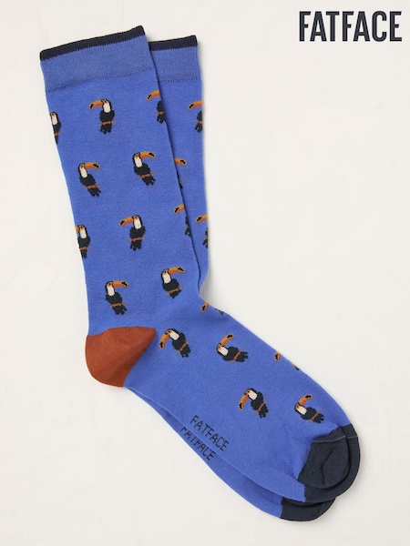 FatFace Blue Toucan Socks (AL0422) | €11