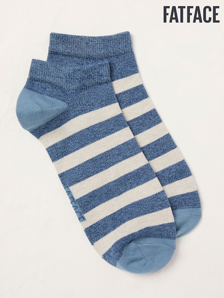 FatFace Blue Twist Trainer Socks (AL0431) | €8