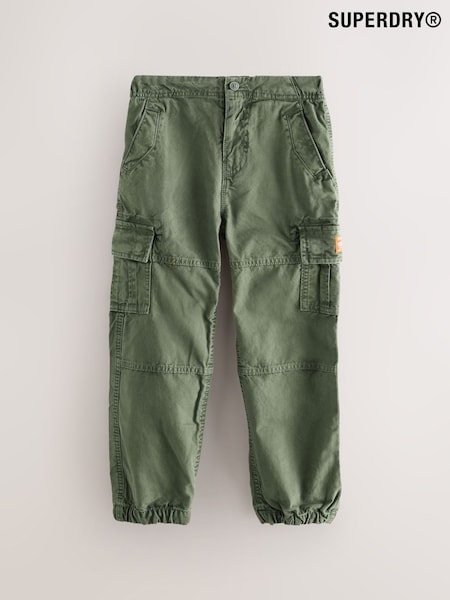 Grün - Superdry Cargo Trousers (AL0455) | 50 € - 56 €