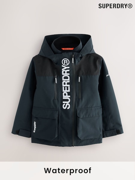 Superdry Navy Waterproof Jacket (AL0458) | €67 - €69