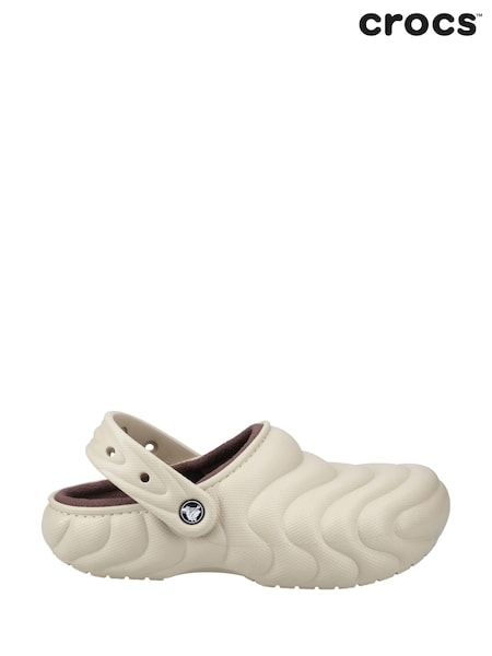 Crocs Grey Classic Lined Overpuff Clogs (AL0598) | kr857