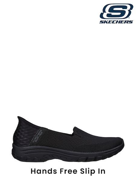 črna - Skechers Black Reggae Fest 2.0 Guiding Slip In Wide Fit Shoes (AL0604) | € 97