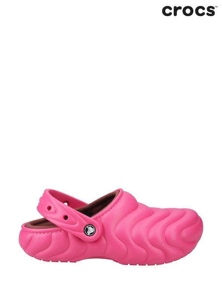Crocs Pink Classic Lined Overpuff Clogs (AL0636) | €77