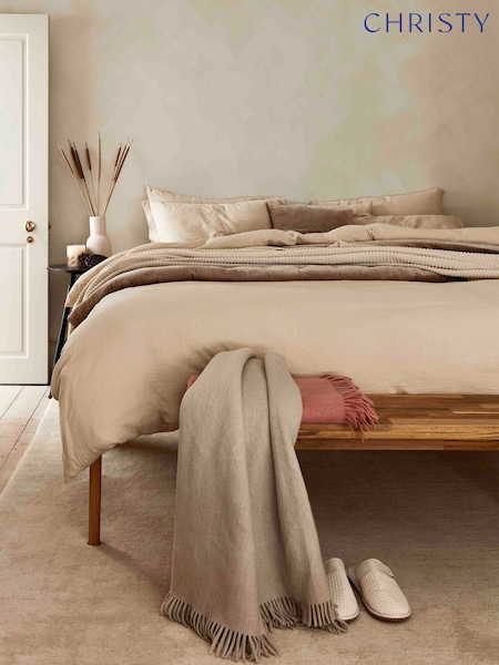 Christy Oat Soft Relaxed Organic Cotton Duvet Set (AL0704) | €122 - €190