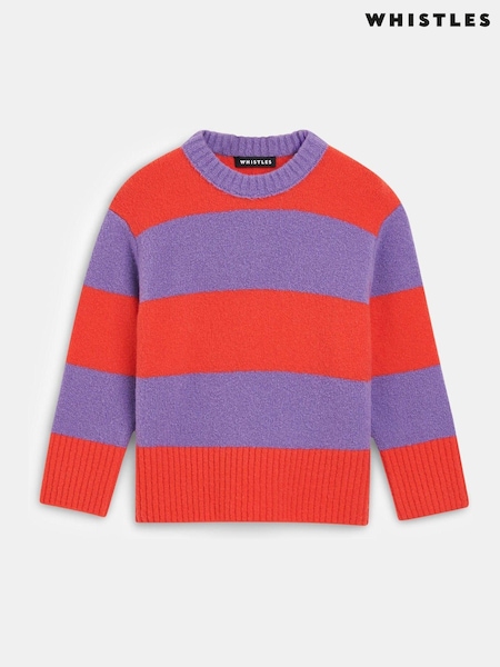 Whistles Kids Stripe Knitted Jumper (AL0738) | ‏277‏₪