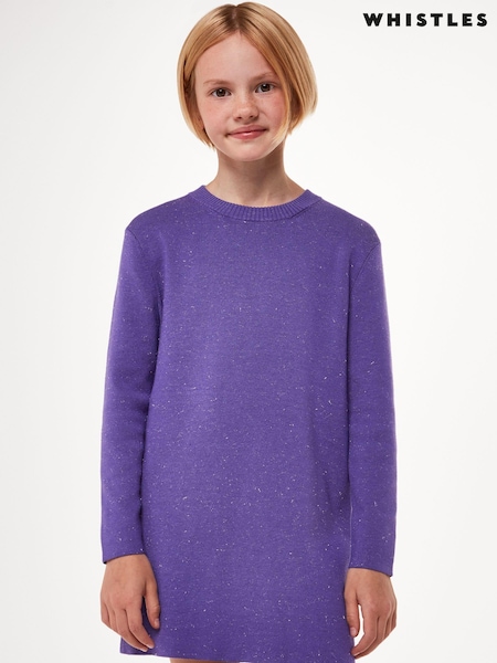 Whistles Kids Annie Sparkle Knit Dress (AL0739) | ‏241‏₪