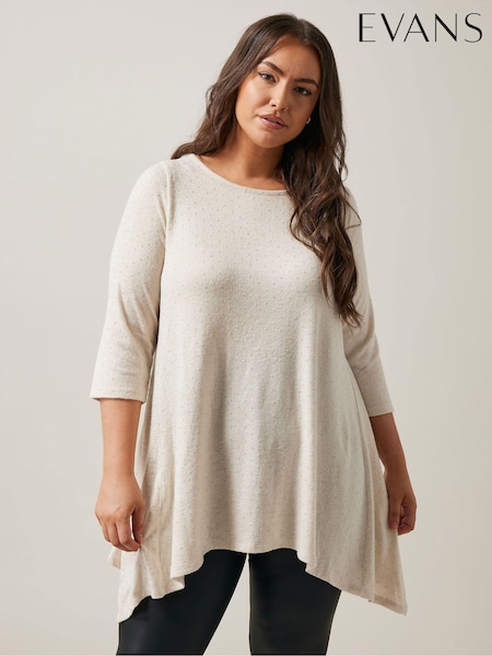 Evans Stud Detail Hanky Hem Tunic (AL0755) | €51