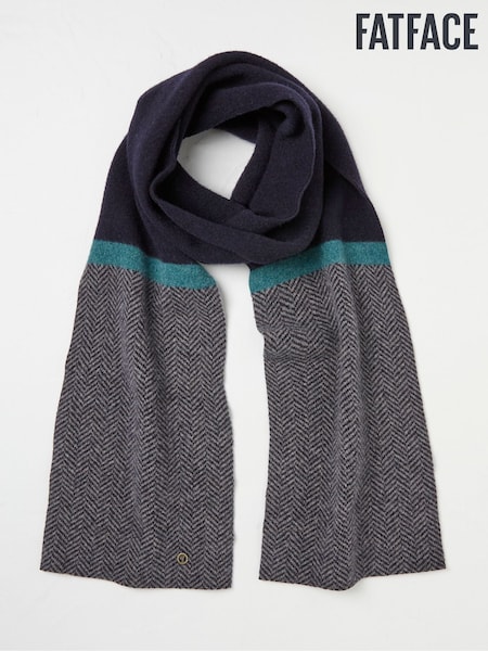 FatFace Grey Lambswool Scarf (AL0873) | €33