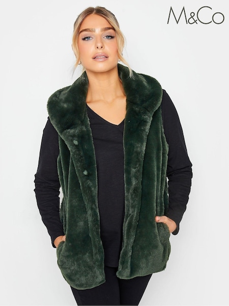 M&Co Faux Fur Gilet (AL0962) | €66