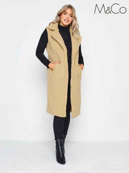 M&Co Borg Longline Gilet (AL0971) | €72