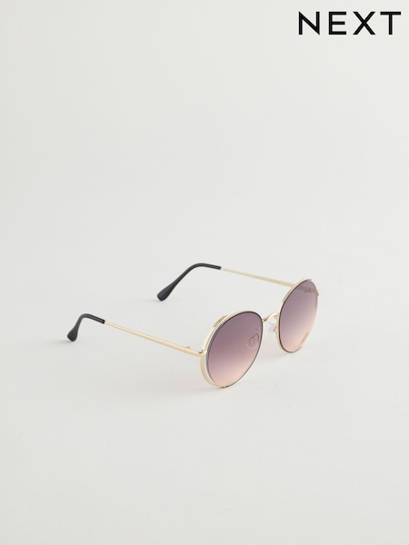 Metallic - Round Metal Frame Sunglasses (AL0985) | 24 €