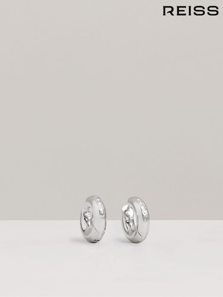 Argint/Argintiu - Cercei Reiss Olivia Huggie (AL1176) | 289 LEI