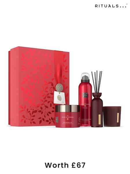 Rituals The Ritual of Ayurveda Sweet Almond Oil & Indian Rose Large Gift Set (Worth £67) (AL1509) | €72