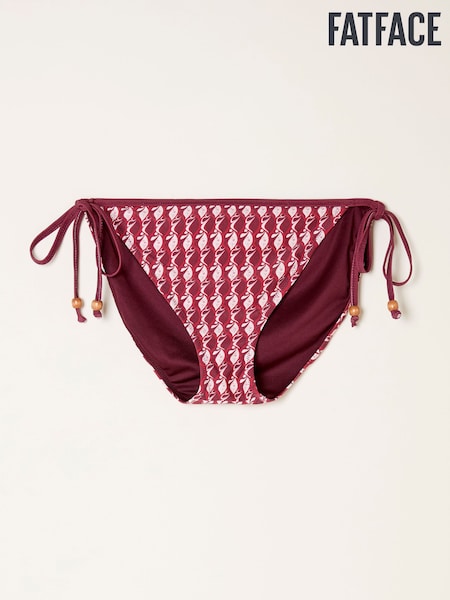 FatFace Red Triangle Maci Retro Shell Bikini Top (AL1557) | AZN 74