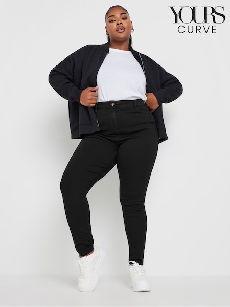 Yours Curve Black AVA Skinny Jeans (AL1603) | €41