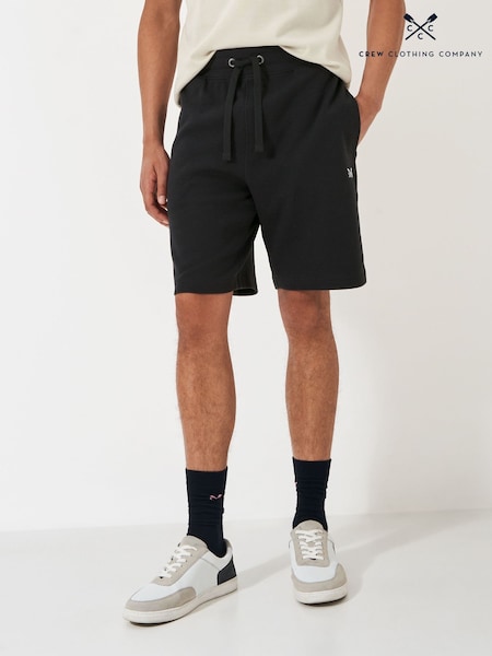 Crew Clothing Grey Cotton Blend Waffle Lounge Shorts (AL1624) | €50