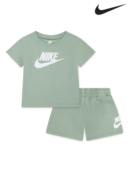 Nike Green Infant Club T-Shirt and Shorts Set (AL1694) | LEI 223