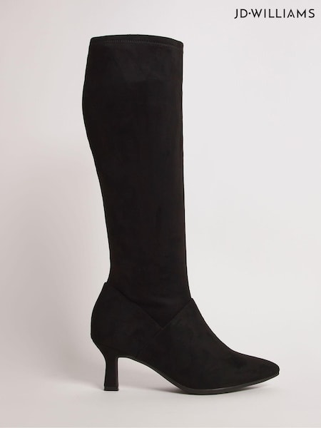 JD Williams Kitten Heel Alto Leg Boots in Extra Wide Fit (AL1754) | 83 €
