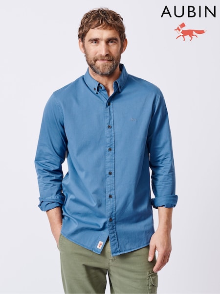 Aubin Green Hessle 100% Cotton Shirt (AL1847) | €127