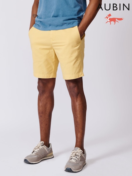Жовтий - Aubin синій Stamford 100% Cotton шорти чинос (AL1888) | 4 506 грн
