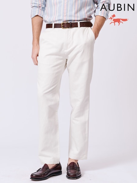 Aubin Owsten White Trousers (AL1889) | €168