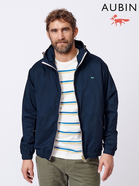 Aubin Blue Kirkmond 100% Cotton Windcheater (AL1940) | R$ 1,670