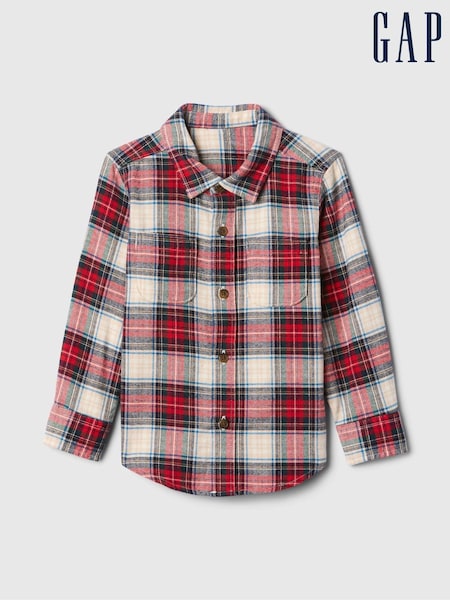 Gap Red Flannel Shirt (6mths-5yrs) (AL1987) | €13.50
