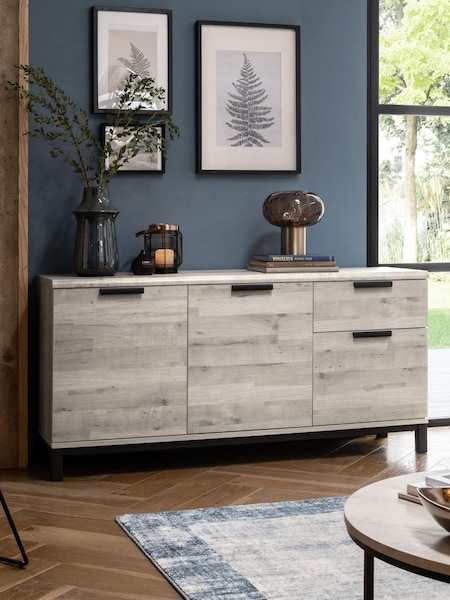 Light Grey Bronx Large Sideboard (AL2057) | €550