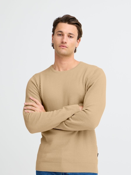 Blend Cream Washed Crew Neck 100% Cotton Knitted Sweat Jumper (AL2383) | 1,682 UAH