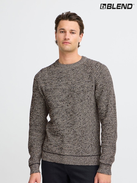 Blend Brown Chrome 100% Cotton Fisherman Knitted Sweat Jumper (AL2406) | 2,103 UAH
