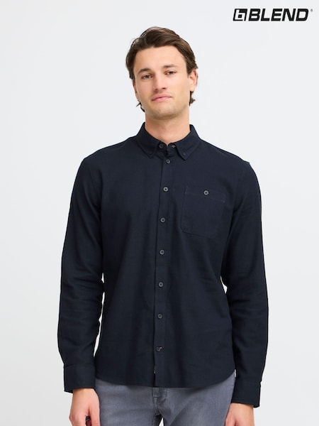 Blend Black 100% Cotton Casual Long Sleeve Shirt (AL2432) | €40