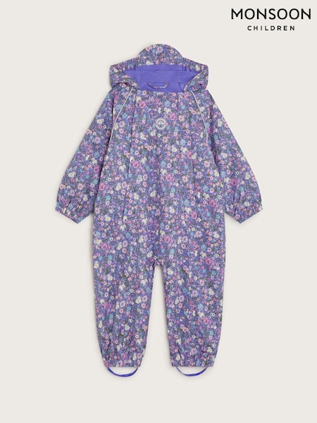 Monsoon Baby Floral Print Waterproof Puddlesuit (AL2444) | ‏341 د.إ.‏