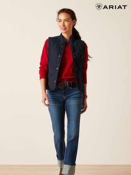 Ariat Blue Woodside Quilted Gilet (AL2559) | €159