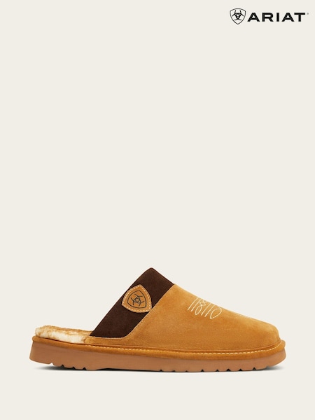 Ariat Silversmith Square Toe Western Brown Slippers (AL2582) | €113