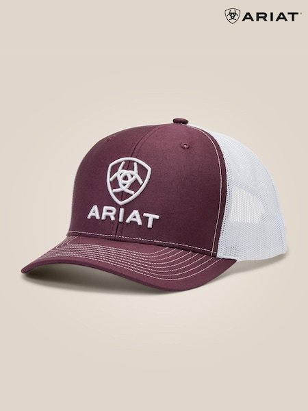 Ariat Red Stacked Logo Trucker Cap (AL2591) | €55