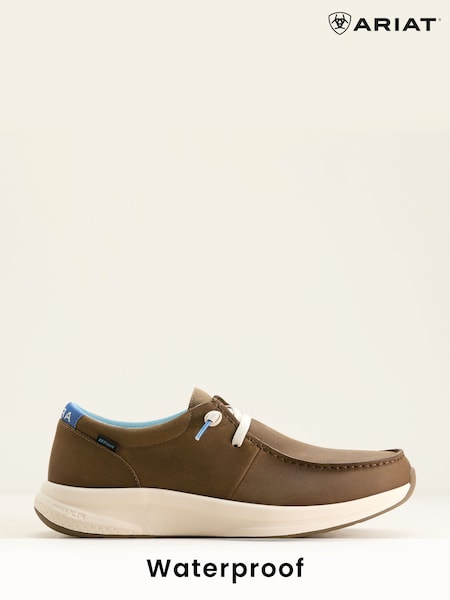 Ariat Buckeye Waterproof Casual Brown Shoes (AL2601) | €146