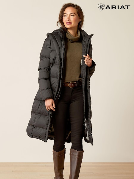 Ariat Norfolk Long Insulated Black Coat (AL2623) | €386