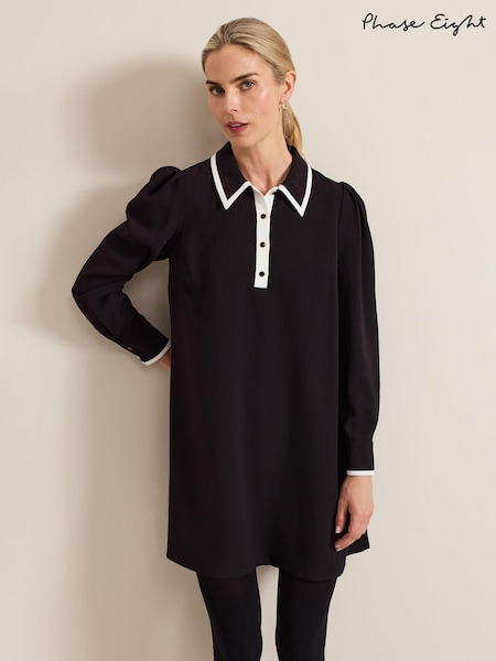 Phase Eight Black Gina Swing Dress (AL2734) | €126