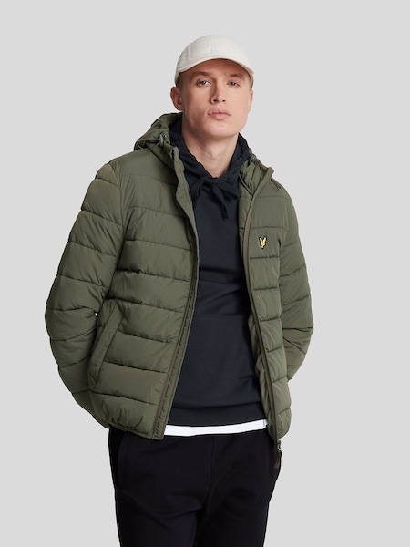 Lyle & Scott Green Lightweight Puffer Jacket (AL2997) | €107