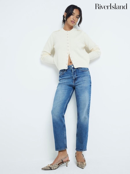 River Island Slim Fit Petite High Rise 100% Cotton Jeans (AL3198) | 49 €