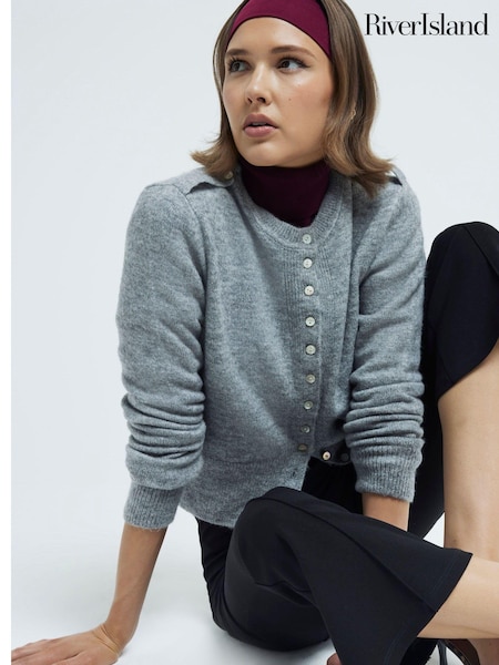 siva - River Island Button Front Knitted Cardigan (AL3315) | € 38
