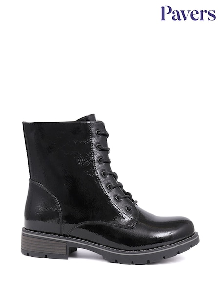 Schwarzlicht - Pavers Damen-Stiefeletten zum Schnüren (AL3388) | 69 €