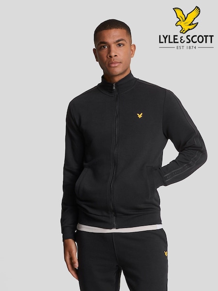 Lyle & Scott Black Tape Track Top (AL3438) | €99