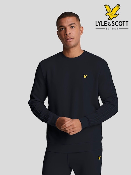 Lyle & Scott Blue Crew Neck Sweatshirt (AL3471) | €92