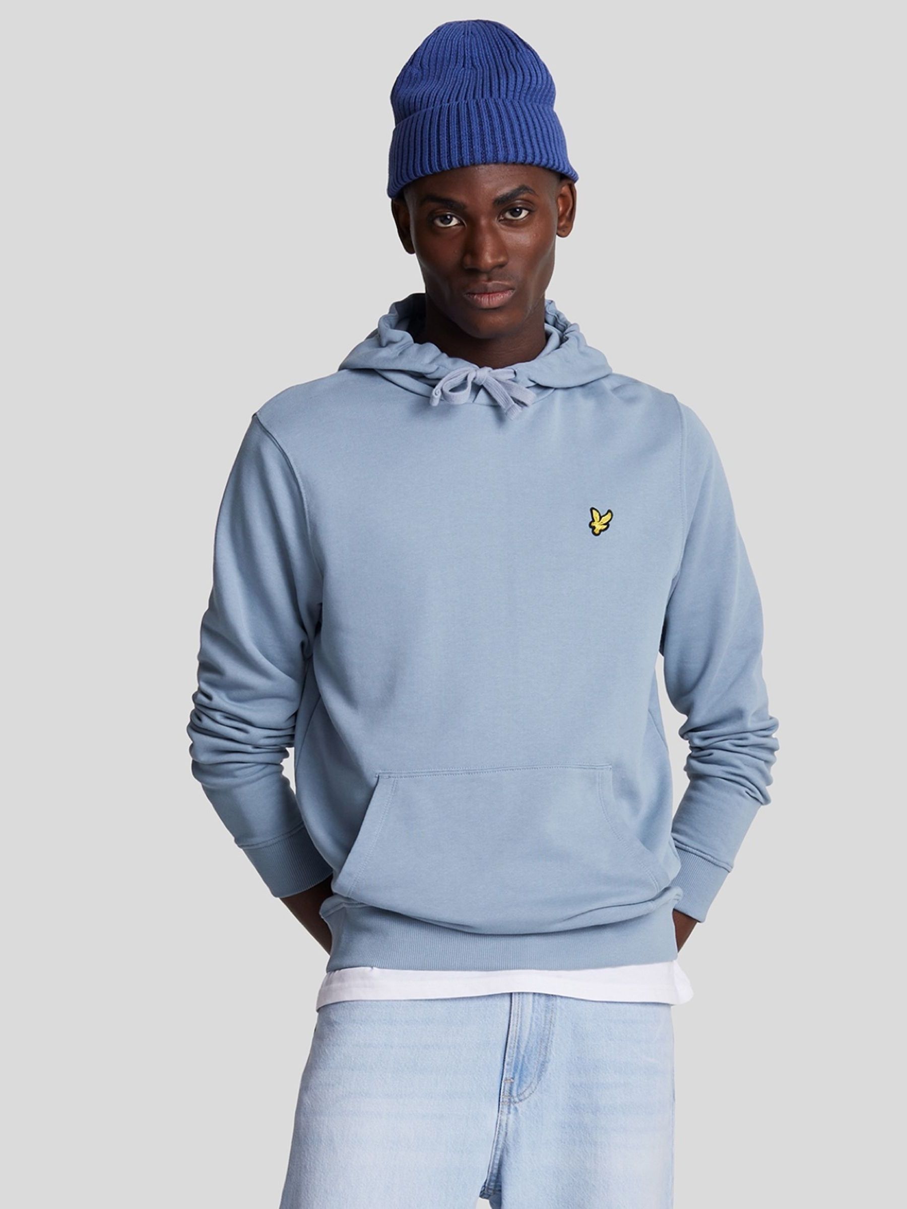 Men s Hoodies Lyle Scott Blue Sweatshirtsandhoodies Next Luxembourg