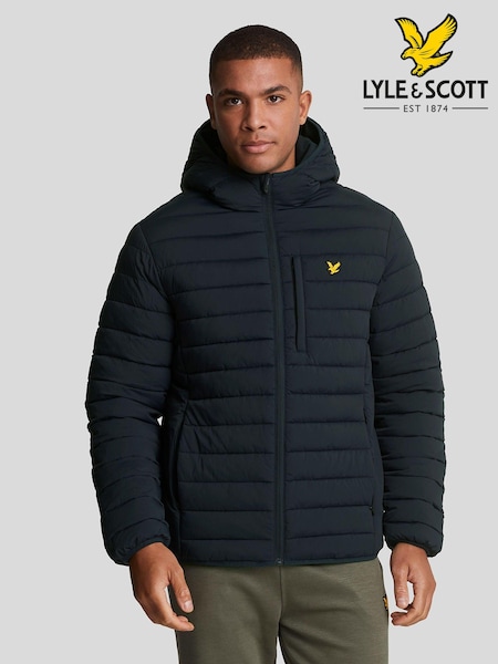 Lyle & Scott Blue Stretch Lightweight Quilted Jacket (AL3500) | R$ 1.380
