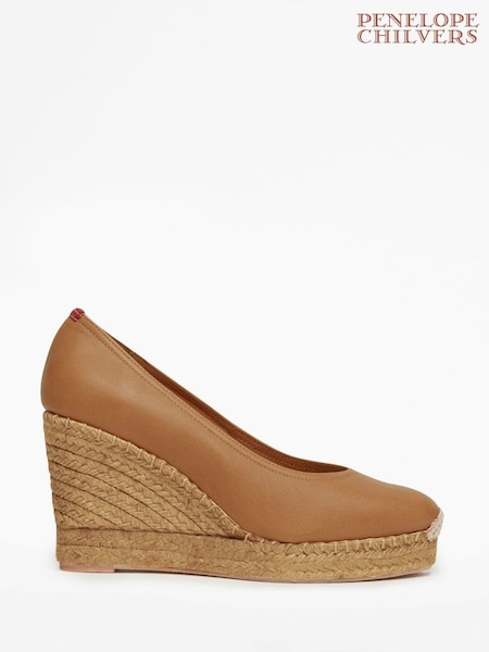 Penelope Chilvers Scoop Leather Espadrille Shoes (AL3720) | R$ 1,570