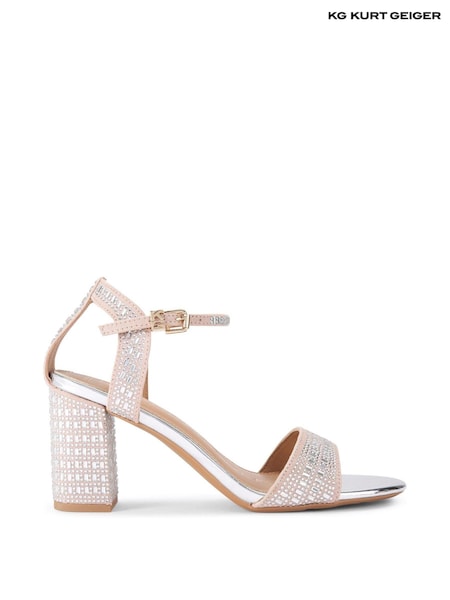 KG Kurt Geiger Gold Fleur Bling Sandals (AL3744) | 440 QAR