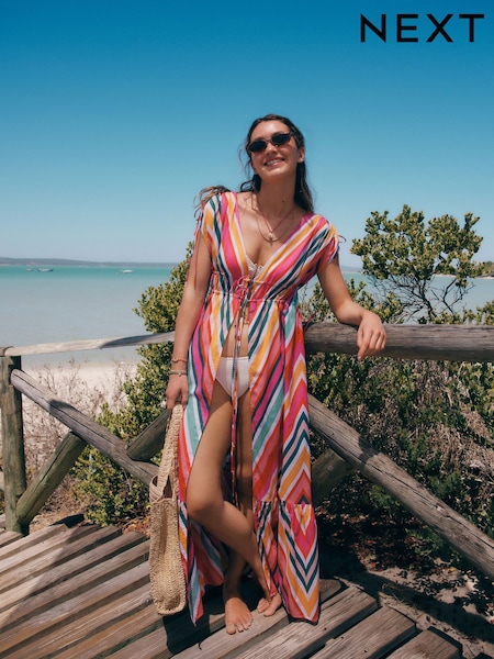 Kirkas - 100% Cotton Beach Maxi Cover-up (AL3802) | €61